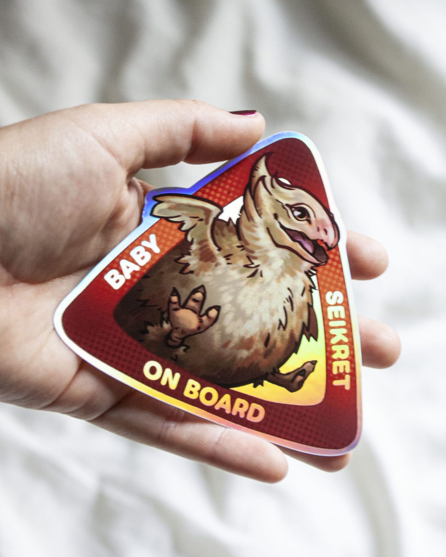 Seikret Holo Sticker