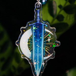 Moonlight Sword Keychain
