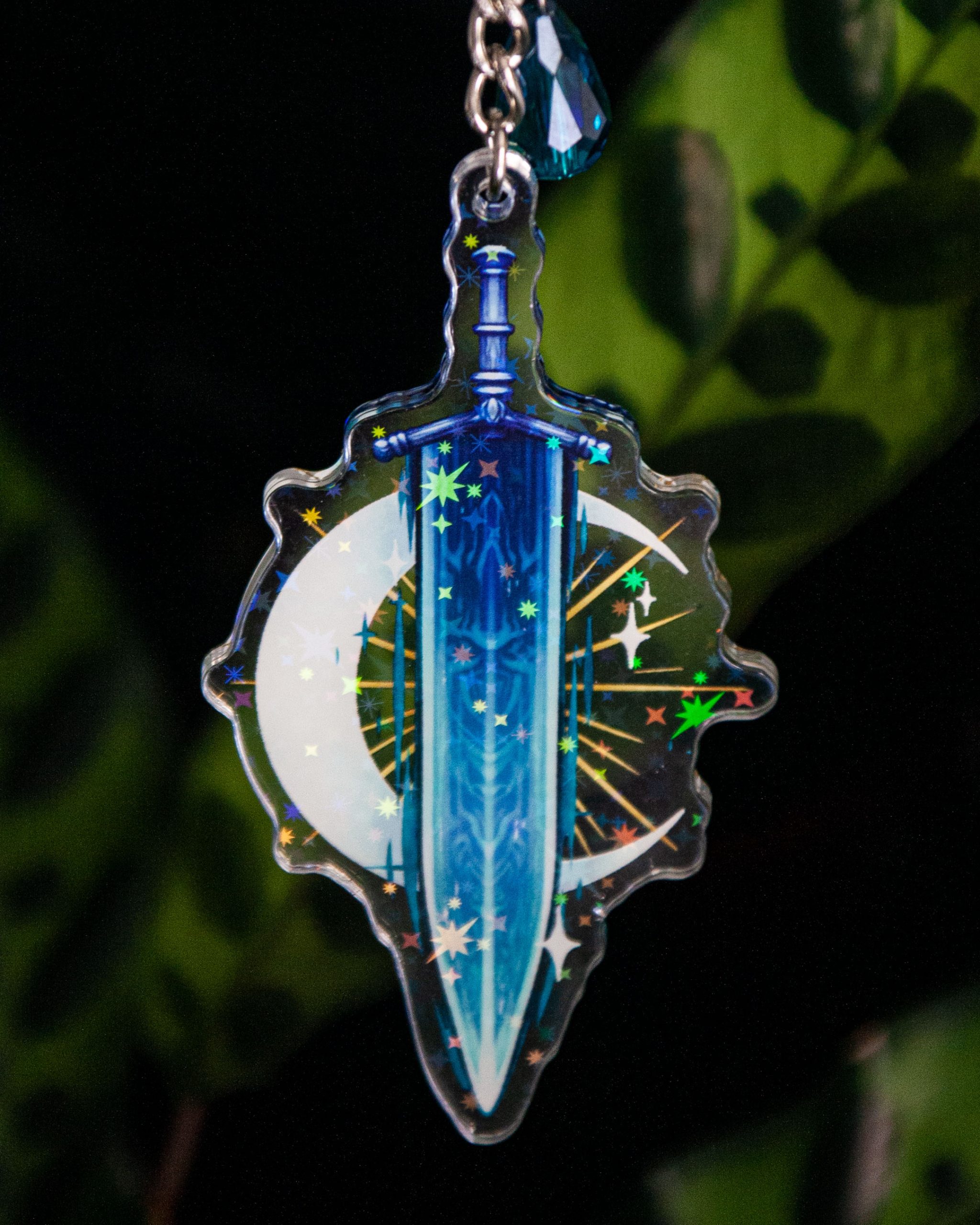 Moonlight Sword Keychain